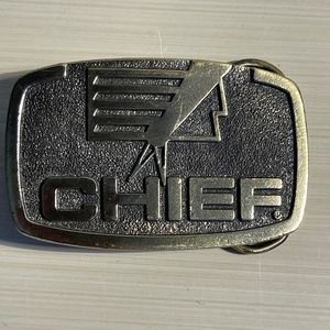 Vintage Chief Industries Belt Buckle- Made in the USA
